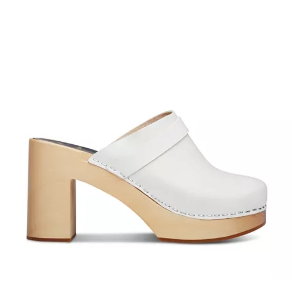 Swedish Hasbeens x Bloomingdale’s Husband Sky High Clogs 37